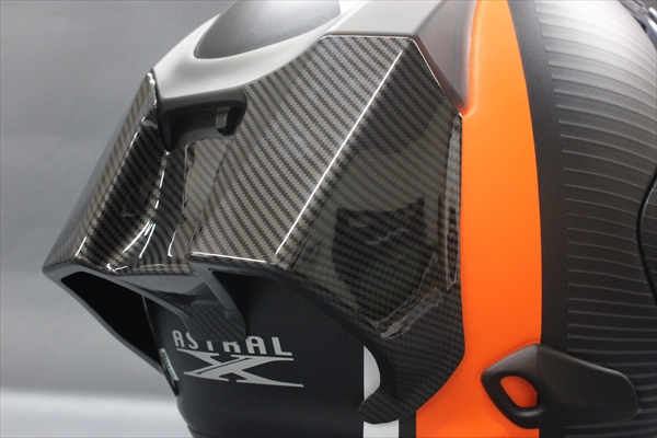 Arai ASTRAL-X Diffuser & Spoiler Set / Carbon style